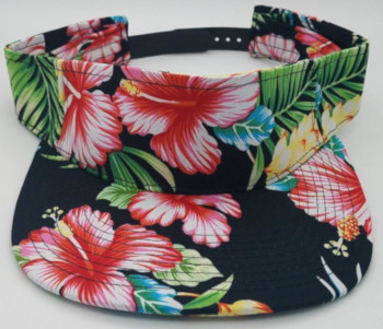 Floral Hawaiian Print Cap